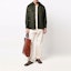 Lookbook Chaqueta Camisa de Lana Sólida Maison Margiela FW21 para Hombre Verde. S30DL0495S54297697
