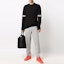 Lookbook Maison Margiela FW21 Sweater Wool Hitam Garis Leher Bulat Pullover. S50HA1023S17836900F