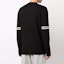 Purchase Maison Margiela FW21 Sweater Wool Hitam Garis Leher Bulat Pullover. S50HA1023S17836900F
