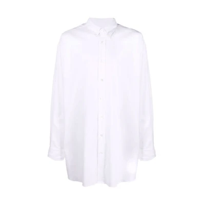 Maison Margiela FW21 White Long Sleeve Casual Collared Shirt S50DL0473S52925100