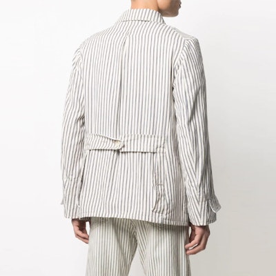 Chaqueta Camisa a Rayas Blancas Maison Margiela FW21. S50AM0498S53708001F Shop Chaqueta Camisa a Rayas Blancas Maison Margiela FW21. S50AM0498S53708001F