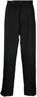 Maison Margiela FW22 Black Mid-Rise Tapered Casual Pants SI1KA0002S49892900 Maison Margiela FW22 Black Mid-Rise Tapered Casual Pants SI1KA0002S49892900