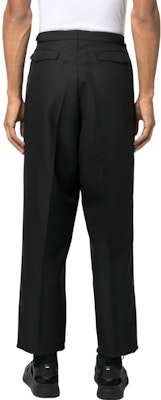 메종 마르지엘라 FW22 블랙 미드라이즈 테이퍼드 캐주얼 팬츠 SI1KA0002S49892900 Shop 메종 마르지엘라 FW22 블랙 미드라이즈 테이퍼드 캐주얼 팬츠 SI1KA0002S49892900