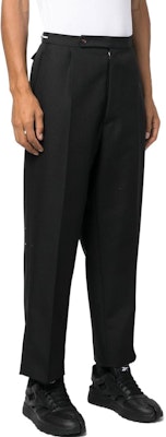 메종 마르지엘라 FW22 블랙 미드라이즈 테이퍼드 캐주얼 팬츠 SI1KA0002S49892900 Purchase 메종 마르지엘라 FW22 블랙 미드라이즈 테이퍼드 캐주얼 팬츠 SI1KA0002S49892900