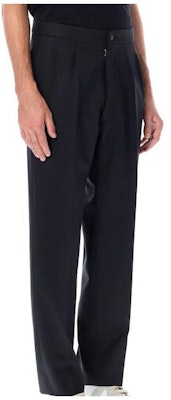 Maison Margiela FW22 黑色纯色直筒休闲裤 SI1KA0010S60307900 Shop Maison Margiela FW22 黑色纯色直筒休闲裤 SI1KA0010S60307900