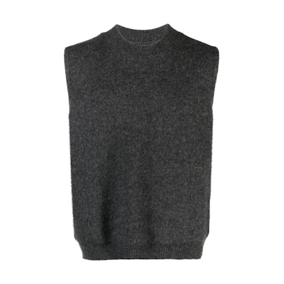 Maison Margiela FW22 Sleeveless Pullover Vest Gray S50HA1082S18145-859M