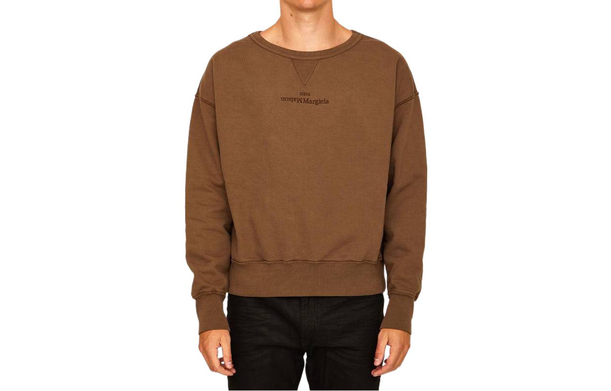 Maison Margiela FW22 Embroidered Logo Pullover Hoodie Men’s Off-White S50GU0191-S25550-800