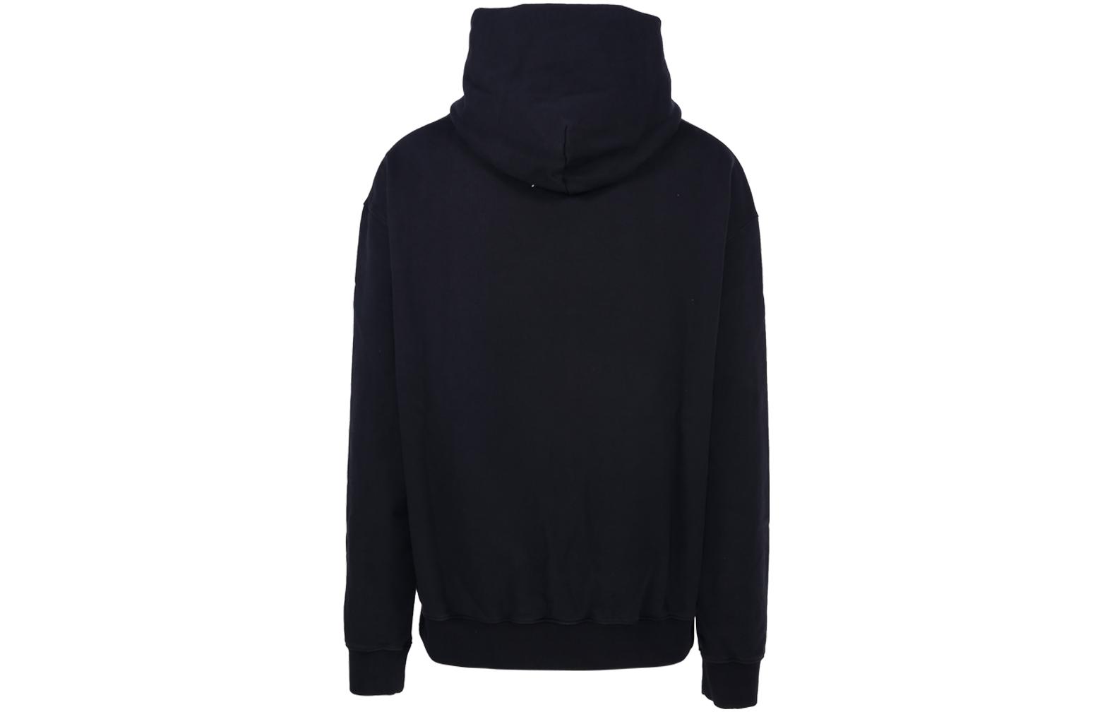 Lookbook Maison Margiela FW22 Hoodie Hitam Digital Cross Print Sweater. S50GU0202S25505900