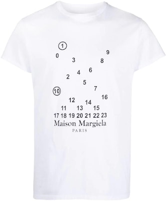 Camiseta Unisex Blanca Maison Margiela FW22 con Estampado Digital de Letras. S51GC0516S22816100 Buy Camiseta Unisex Blanca Maison Margiela FW22 con Estampado Digital de Letras. S51GC0516S22816100