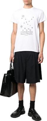 Camiseta Unisex Blanca Maison Margiela FW22 con Estampado Digital de Letras. S51GC0516S22816100 Lookbook Camiseta Unisex Blanca Maison Margiela FW22 con Estampado Digital de Letras. S51GC0516S22816100