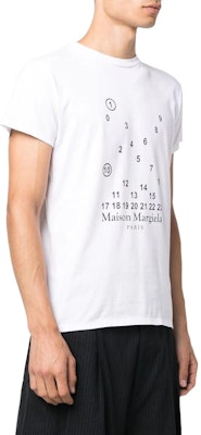 Camiseta Unisex Blanca Maison Margiela FW22 con Estampado Digital de Letras. S51GC0516S22816100 Purchase Camiseta Unisex Blanca Maison Margiela FW22 con Estampado Digital de Letras. S51GC0516S22816100