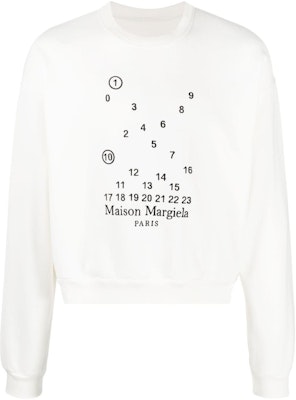 Sudadera Unisex Blanca Maison Margiela FW22 Logo Digital Crewneck. S51GU0118S25540101 Order Sudadera Unisex Blanca Maison Margiela FW22 Logo Digital Crewneck. S51GU0118S25540101