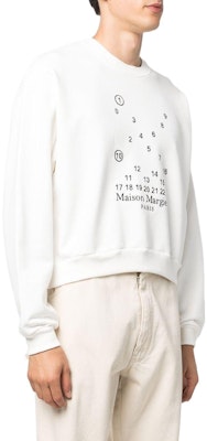 Sudadera Unisex Blanca Maison Margiela FW22 Logo Digital Crewneck. S51GU0118S25540101 Purchase Sudadera Unisex Blanca Maison Margiela FW22 Logo Digital Crewneck. S51GU0118S25540101