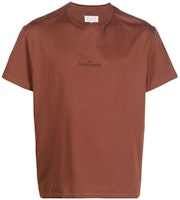 Maison Margiela FW22 Logo Embroidered Red Crew Neck T-Shirt S50GC0681S22816209 Maison Margiela FW22 Logo Embroidered Red Crew Neck T-Shirt S50GC0681S22816209