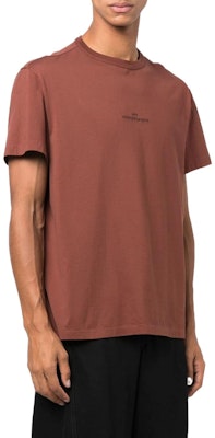 Maison Margiela FW22 Kaos Merah Bordir Logo Crew Neck S50GC0681S22816209 Shop Maison Margiela FW22 Kaos Merah Bordir Logo Crew Neck S50GC0681S22816209