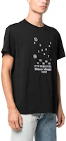 Purchase Maison Margiela FW22 Logo Embroidered Short Sleeve Tee Black Men. S50GC0684S22816-900