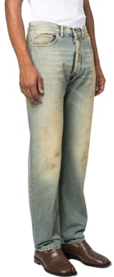 메종 마르지엘라 FW22 미드라이즈 워싱 스트레이트 진 유니섹스 라이트 블루 SI1LA0003S30561975 Purchase 메종 마르지엘라 FW22 미드라이즈 워싱 스트레이트 진 유니섹스 라이트 블루 SI1LA0003S30561975