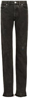 Maison Margiela FW22 Jeans Negros de Denim Alto con Salpicaduras de Pintura Hombre. S50LA0207S30842-961 Buy Maison Margiela FW22 Jeans Negros de Denim Alto con Salpicaduras de Pintura Hombre. S50LA0207S30842-961