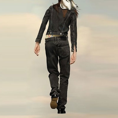 Maison Margiela FW22 Jeans Negros de Denim Alto con Salpicaduras de Pintura Hombre. S50LA0207S30842-961 Shop Maison Margiela FW22 Jeans Negros de Denim Alto con Salpicaduras de Pintura Hombre. S50LA0207S30842-961