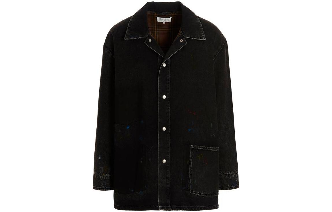 Maison Margiela FW22 Unisex Blue Single-Breasted Collared Jacket S62AN0074S54872523