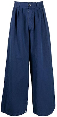 Maison Margiela FW22 Pantalones Azul Unisex Tiro Alto Pierna Ancha S50KA0621S54760478 Order Maison Margiela FW22 Pantalones Azul Unisex Tiro Alto Pierna Ancha S50KA0621S54760478