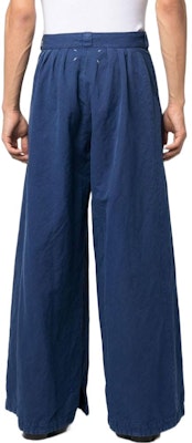 Maison Margiela FW22 Pantalones Azul Unisex Tiro Alto Pierna Ancha S50KA0621S54760478 Purchase Maison Margiela FW22 Pantalones Azul Unisex Tiro Alto Pierna Ancha S50KA0621S54760478