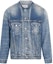 Order Maison Margiela FW22 Jaket Denim Kasual Biru Single-Breasted Lelaki SI1AM0006S30561966