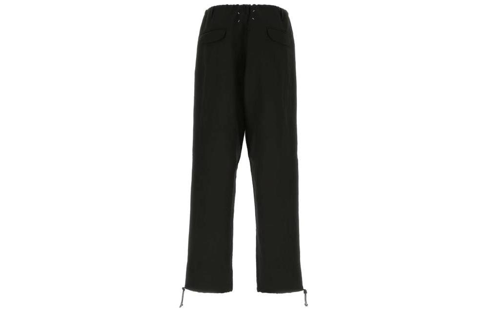 Lookbook Pantalones Joggers Negros Unisex Maison Margiela FW22 con Cordón Ajustable. SI1KA0007S53802900