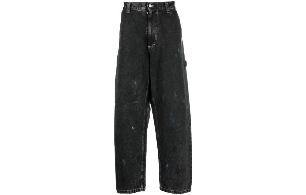 Order Seluar Jeans Denim Lurus Vintage Maison Margiela FW22 Hitam S50LA0204S30842-961