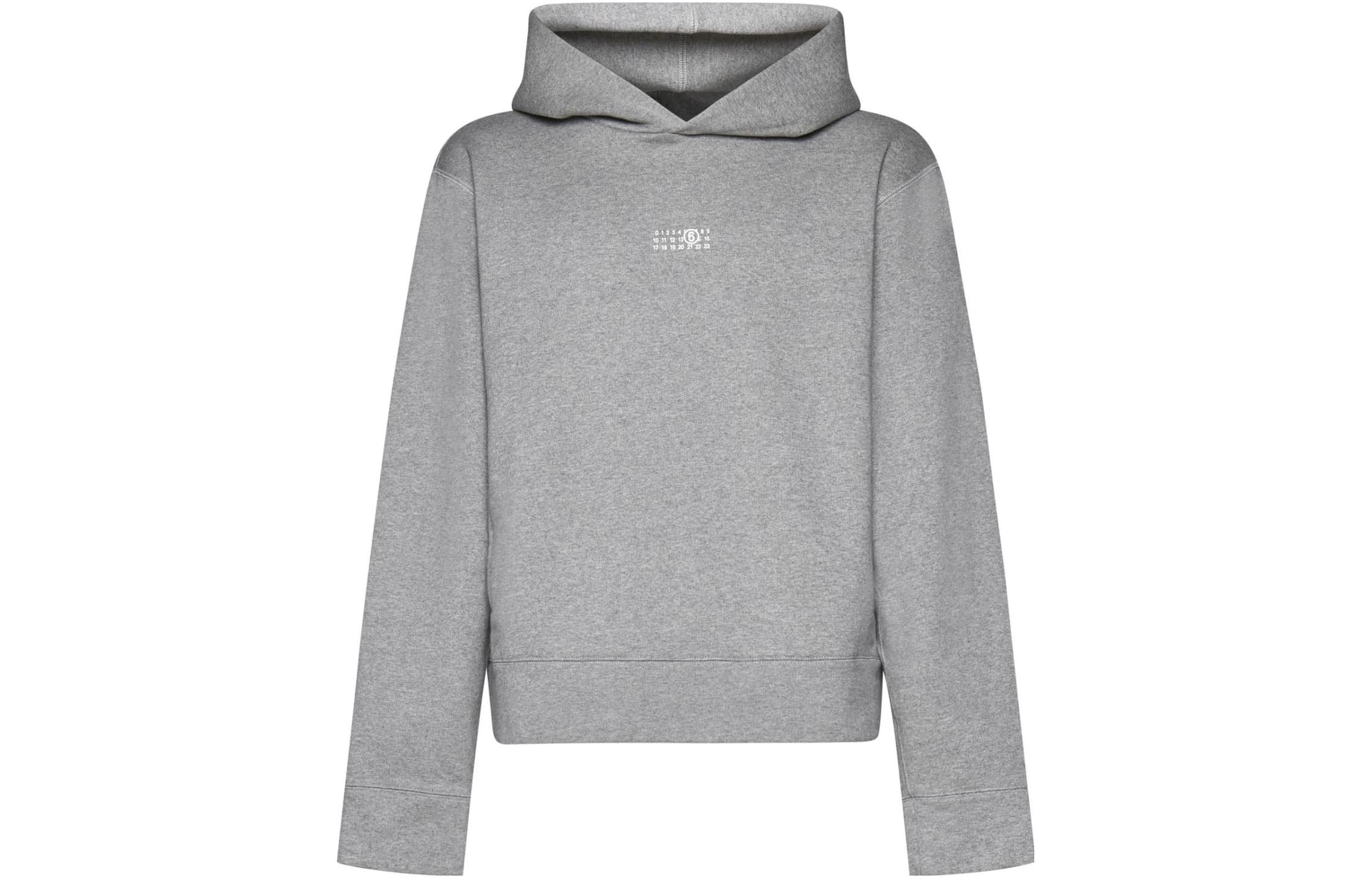 Maison Margiela FW23 Numeric Logo Beige Pullover Crewneck Sweatshirt Mens S62GU0124S25596-213