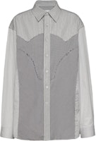 Maison Margiela FW24 Striped Long-Sleeve Casual Shirt - Black. S50DT0037MTN024961 Maison Margiela FW24 Striped Long-Sleeve Casual Shirt - Black. S50DT0037MTN024961