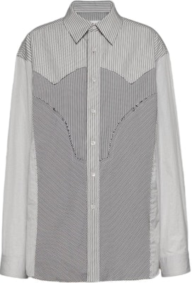 Maison Margiela FW24 條紋長袖休閒襯衫 - 黑色 S50DT0037MTN024961 Buy Maison Margiela FW24 條紋長袖休閒襯衫 - 黑色 S50DT0037MTN024961