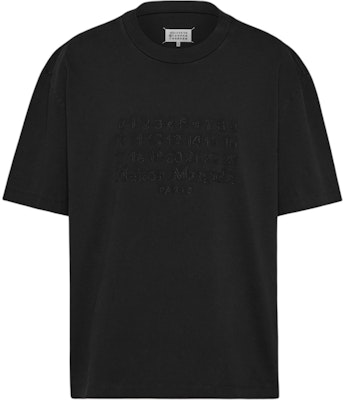 メゾンマルジェラ FW24 ヘビーウェイトコットンTシャツ ブラック メンズ S50GC0703S23883960 Buy メゾンマルジェラ FW24 ヘビーウェイトコットンTシャツ ブラック メンズ S50GC0703S23883960