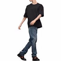 Lookbook Maison Margiela FW24 重磅純棉短袖T恤 黑色 男士 S50GC0703S23883960