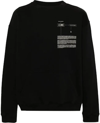 Maison Margiela FW24数字口袋标志黑色卫衣 SH0GU0015S25624-BLACK Buy Maison Margiela FW24数字口袋标志黑色卫衣 SH0GU0015S25624-BLACK