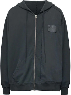 Maison Margiela FW24 Oversized Zip Hoodie Black Long Sleeve SH0HG0004M25004-BLACK Buy Maison Margiela FW24 Oversized Zip Hoodie Black Long Sleeve SH0HG0004M25004-BLACK