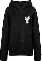 Maison Margiela FW24 Textured Embroidered Hoodie Black () SH0GU0020M25003999 Maison Margiela FW24 Textured Embroidered Hoodie Black () SH0GU0020M25003999
