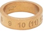Buy Cincin Maison Margiela Emas Perak 925 Logo Angka Unisex Desain Pasangan. SM1UQ0050S12967950
