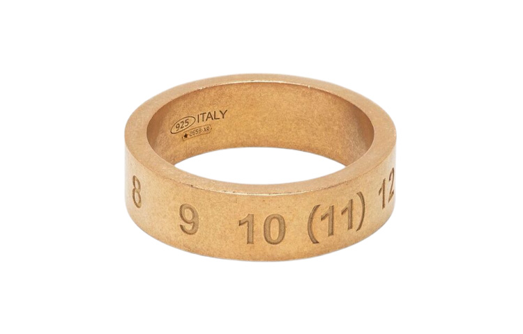 Order Cincin Maison Margiela Emas Perak 925 Logo Angka Unisex Desain Pasangan. SM1UQ0050S12967950