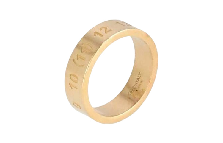 Lookbook Cincin Maison Margiela Emas Perak 925 Logo Angka Unisex Desain Pasangan. SM1UQ0050S12967950