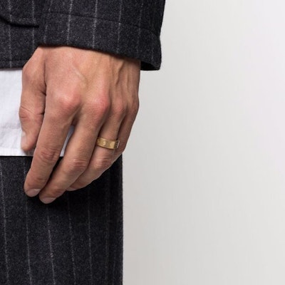 Cincin Maison Margiela Emas Perak 925 Logo Angka Unisex Desain Pasangan. SM1UQ0050S12967950 Purchase Cincin Maison Margiela Emas Perak 925 Logo Angka Unisex Desain Pasangan. SM1UQ0050S12967950