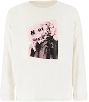 Maison Margiela Graphic Print Crewneck Long Sleeve T-Shirt White S50GC0698-S24575-856 Maison Margiela Graphic Print Crewneck Long Sleeve T-Shirt White S50GC0698-S24575-856