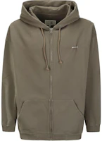 Maison Margiela Grey Beige Lettering Hoodie Zip Jacket SH0HG0001S25537-803 Maison Margiela Grey Beige Lettering Hoodie Zip Jacket SH0HG0001S25537-803