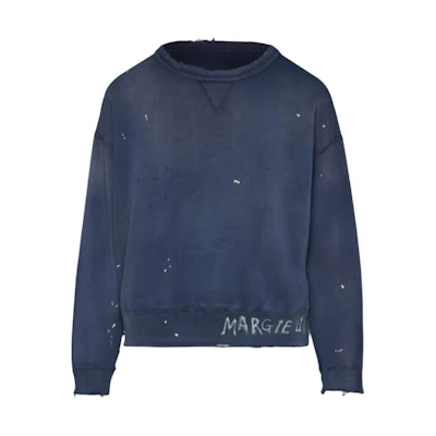 Maison Margiela Handwritten Logo Crewneck Sweatshirt Beige Fashion Sweater S50GU0214S25570102