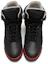 Shop Maison Margiela Hoge Sneaker ''Zwart Rood Comfort'' 202168M236394