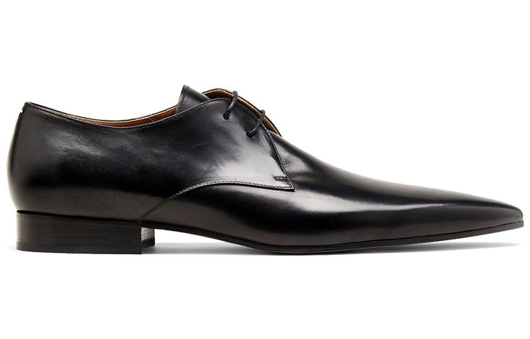 Maison Margiela Hyperion 'Black Pointed Lace-Up Leather' 圖 2