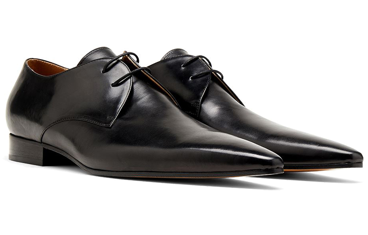 Maison Margiela Hyperion 'Black Pointed Lace-Up Leather' 圖 3