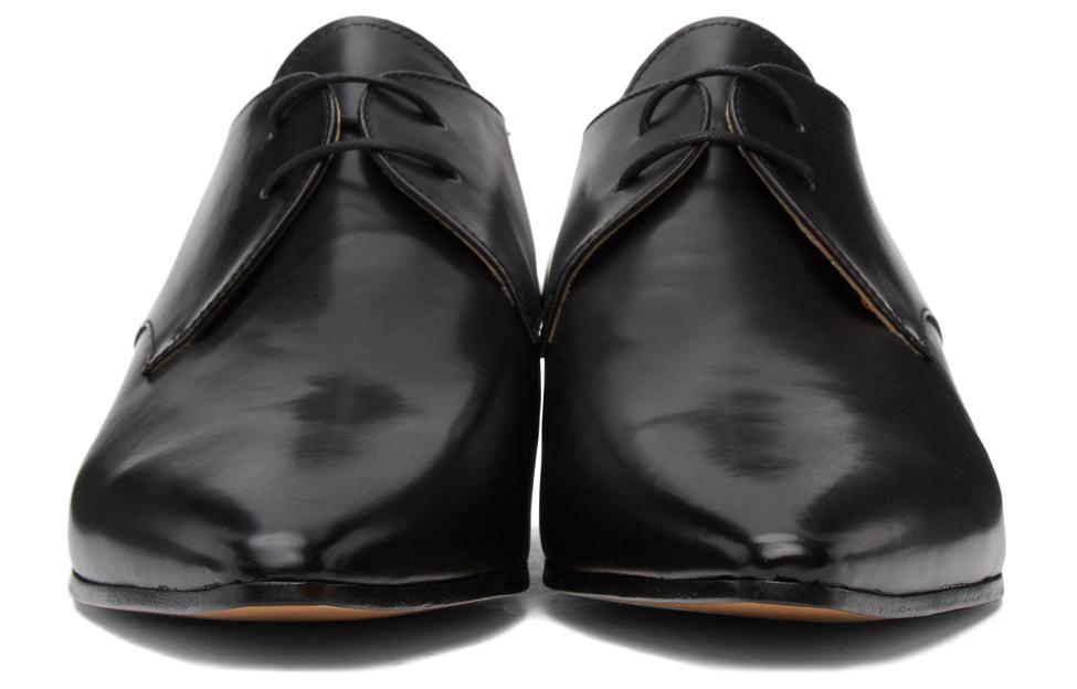Maison Margiela Hyperion 'Black Pointed Lace-Up Leather' 圖 4