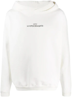 Maison Margiela 反轉標誌印花白色中性衛衣 S50GU0149S25451-WH Buy Maison Margiela 反轉標誌印花白色中性衛衣 S50GU0149S25451-WH