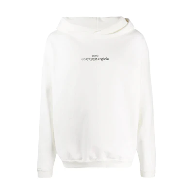 Maison Margiela Invitation Hoodie Off-White Hooded Sweatshirt Jacket S50HG0045S25570856